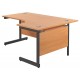 Olton Single Cantilever Corner Office Desk